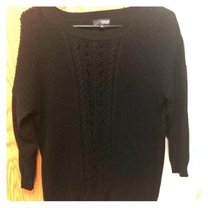 Ana black knitted sweater